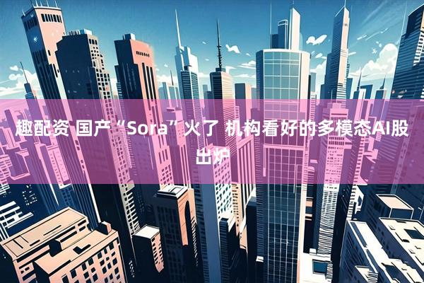 趣配资 国产“Sora”火了 机构看好的多模态AI股出炉