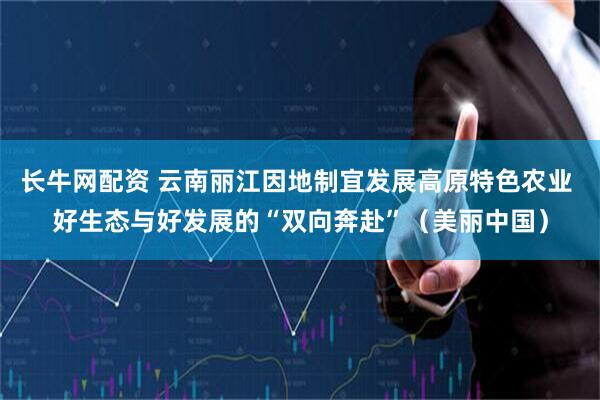 长牛网配资 云南丽江因地制宜发展高原特色农业 好生态与好发展的“双向奔赴”（美丽中国）